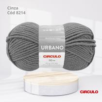 Lã Urbano Circulo 100g Cor Cinza 8214