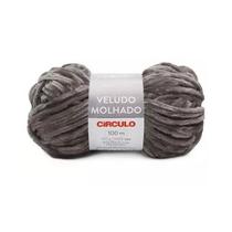 Lã Veludo Molhado Circulo - 100g COR:7417 - Chumbo