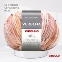 Lã Verbena Circulo 100g Cor Deserto 9429
