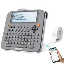 Label Maker Makeid E1 Bluetooth recarregável com LCD de 3,4"