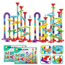 Labirinto de Bolinhas Infantil Pista Circuito Colorida de Montar Modelável 226 Peç Labirinto de Bolinhas Infantil Pista Circuito Colorida de Montar Modelável 226 Peç