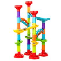 Labirinto de Bolinhas Infantil Pista Circuito Colorida de Montar Modelável 50 Peças
