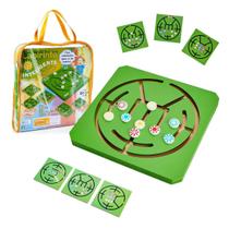 Labirinto Inteligente Brinquedo Educativo Raciocínio Lógico Percepção Visual Carimbras 4 anos