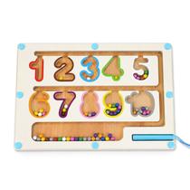 Labirinto Magnético Infantil De Madeira Com Bolinhas Matemática Montessori Presente Para Crianças Labirinto Magnético Infantil De Madeira Com Bolinhas Matemática Montessori Presente Para Crianças
