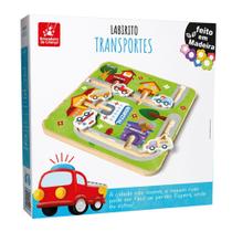 Labirinto Transportes Brinquedo Educativo Infantil Em Mdf - Brincadeira De Crianca