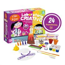 Laboratório Show da Luna Criativo Infantil Kit com 24 Experimentos Super Divertidos, Explorar a Ciência - Nig 0738