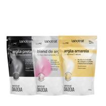 Labotrat Argila Preta 100g + Blend 100g + Amarela 100g
