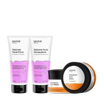Labotrat Dermo Skin Care Sab Pré Make 100ml + Sab Pós Make 100ml + Hidra Nutri Matte 3 em 1 100g