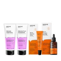 Labotrat Dermo Skin Care Sab Pré Make 100ml + Sab Pós Make 100ml + Sérum Anti-Age + Sérum Área Olhos