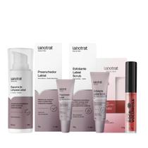 Labotrat Dermo Skin Espuma de Limpeza 50ml + Preenchedor 8g + Esfoliante Labial 15g + Lip Gloss