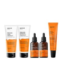 Labotrat Dermo Skin Vitamina C Sab 100ml + Sab Esf 80ml + Sérum Hidra 30ml + Sérum Olhos + Anti-Age