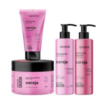 Labotrat Dia a Dia Cereja Esfo 150ml + Hidra 190ml + Sab 190ml + Sais 300ml Labotrat Dia a Dia Cereja Esfo 150ml + Hidra 190ml + Sab 190ml + Sais 300ml