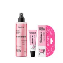 Labotrat Dia a Dia Morango Body 190ml + Hidra Labial 10ml