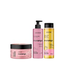 Labotrat Dia a Dia Morango Esfo 300ml + Hidra 190ml + Óleo de Banho 200ml Labotrat Dia a Dia Morango Esfo 300ml + Hidra 190ml + Óleo de Banho 200ml