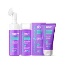 Labotrat LabPOP Glow Up Espuma 130ml + Tônico Facial 110ml + Mascara Antiage 70ml