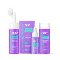 Labotrat LabPOP Glow Up Gel 240ml + Sérum Facial 30ml + Mascara Antiage 70ml