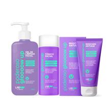 Labotrat LabPOP Glow Up Gel 240ml + Tônico Facial 110ml + Mascara Antiage 70ml