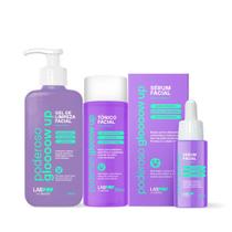 Labotrat LabPOP Glow Up Gel 240ml + Tônico Facial 110ml + Sérum Facial 30ml