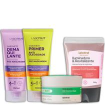 Labotrat Sab Pré Make 100ml + Sab Pós Make 100ml + Hidra Gel 100g + Masc Argila Rosa 130g