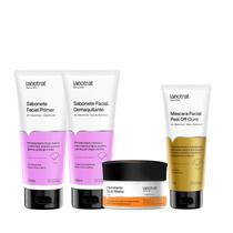 Labotrat Sab Pré Make 100ml + Sab Pós Make 100ml + Hidra Nutri Matte 100g + Masc Pell Off Ouro Labotrat Sab Pré Make 100ml + Sab Pós Make 100ml + Hidra Nutri Matte 100g + Masc Pell Off Ouro