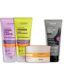 Labotrat Sab Pré Make 100ml + Sab Pós Make 100ml + Hidra Nutri Matte 100g + Masc Pell Off Preta