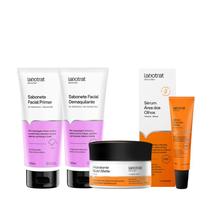 Labotrat Sab Pré Make 100ml + Sab Pós Make 100ml + Hidra Nutri Matte 100g + Sérum Área dos Olhos