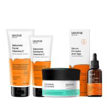 Labotrat Sab Vitamina C 100g + Esf Enzimático 80ml + Hidra Gel 100g + Sérum Anti-Age 30ml Labotrat Sab Vitamina C 100g + Esf Enzimático 80ml + Hidra Gel 100g + Sérum Anti-Age 30ml