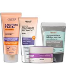 Labotrat Sab Vitamina C 100g + Esf Enzimático 80ml + Hidra Noturno 100g + Masc Argila Preta 130g