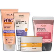 Labotrat Sab Vitamina C 100g + Esf Enzimático 80ml + Hidra Nutri 100g + Masc Argila Vermelha 130g
