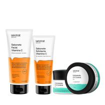 Labotrat Sab Vitamina C 100g + Esf Enzimático 80ml + Hidra Oil Control Gel 5 em 1 100g Labotrat Sab Vitamina C 100g + Esf Enzimático 80ml + Hidra Oil Control Gel 5 em 1 100g