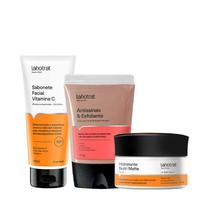 Labotrat Sab Vitamina C 100g + Hidra Nutri Matte 100g + Masc Argila Vermelha 130g Labotrat Sab Vitamina C 100g + Hidra Nutri Matte 100g + Masc Argila Vermelha 130g