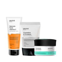 Labotrat Sab Vitamina C 100g + Hidra Oil Control Gel 100g + Masc Argila Branca 130g Labotrat Sab Vitamina C 100g + Hidra Oil Control Gel 100g + Masc Argila Branca 130g
