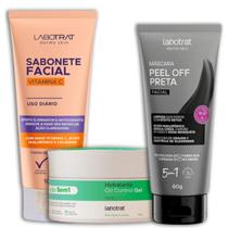 Labotrat Sab Vitamina C 100g + Hidra Oil Control Gel 100g + Masc Pell Off Preta 60g
