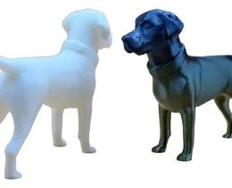 Labrador Retriever Em Pé Miniatura Decoração Presente