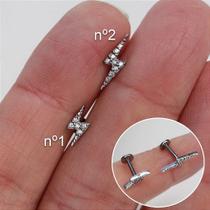 LABRET COBALTO RAIO PUSH PIN - Piercing em Cobalto com Fechamento Push Pin