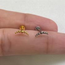 Labret de Titânio Cascata com Mini Balls - 1,2mm