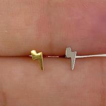 Labret de Titânio com Raio Liso - 1,2mm - Dourado