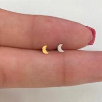 LABRET TITÂNIO LUA LISA - Joia de Piercing