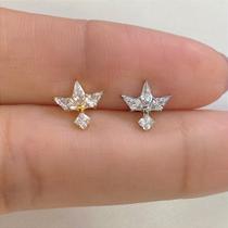 LABRET TITÂNIO POSEIDON COM ZIRCÔNIAS CRISTAL - 1,2mm LABRET TITÂNIO POSEIDON COM ZIRCÔNIAS CRISTAL - 1,2mm