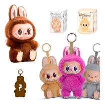 Labubu Boneco de Pelúcia Chaveiro Raro Colecionável Macio Mini Brinquedo Surpresa Divertido Criativo