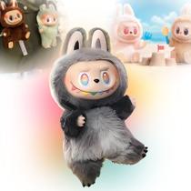 Labubu Chaveiro de Pelúcia Colecionável Box Surpresa Have a Seat Exciting Macaron Edição Big Into Energy