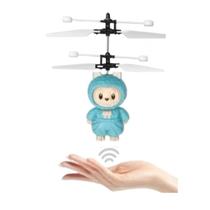 LABUBU Monster Com Hélice Brinquedo Infatil Com USB Figura De Ação +3Anos