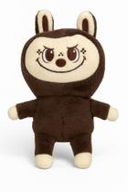 Labubu Pelúcia Infantil Boneca Marrom Chaveirinho Pelucia Bonequinha