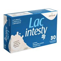 Lac Intesty Enzima Lactase 10.000 FCC 30 Comp Mastigáveis - Lac Intesty Enzima Lactase 10.000 FCC 30 Comp Mastigáveis -