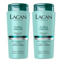 Lacan Curls E Nutri 2un Sh Cacheados e Ressecados 300ml