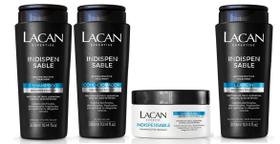 Lacan Indispensable Kit Shampoo + Cond + Masc + Leave-in Lacan Indispensable Kit Shampoo + Cond + Masc + Leave-in