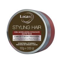 Lacan Styling Hair - Cera Modeladora Matte Wax 100g