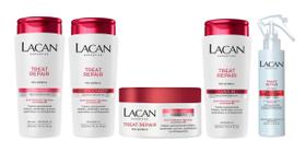 Lacan Treat Repair Pós Química Kit Sh Cond Masc Leave Spray