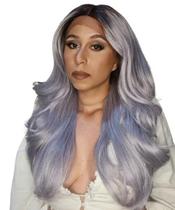 Lace Front Premium Fibra Futura Ondulada Idêntica Ao Humano Lace Front Premium Fibra Futura Ondulada Idêntica Ao Humano