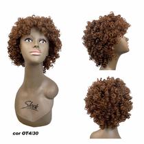 Lace Wig Curta Cabelo Afro Cacheado Orgânica Fashion Line